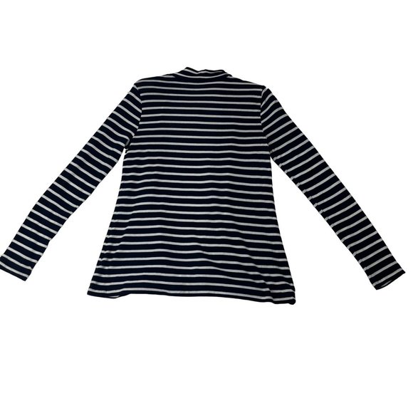 J. CREW Blue & White light weight Cardigan Sweater Size Small - Picture 3 of 5